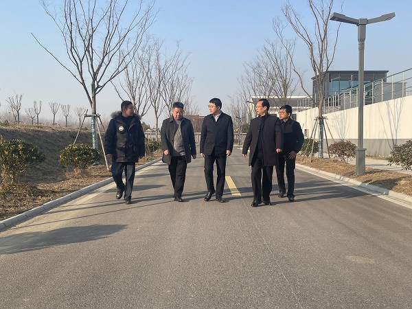 周伟副市长视察高邮粤海新一水厂